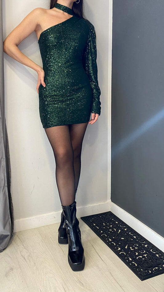 Mini Green Dress