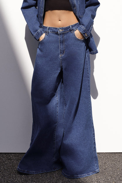 Extra wide leg jeans